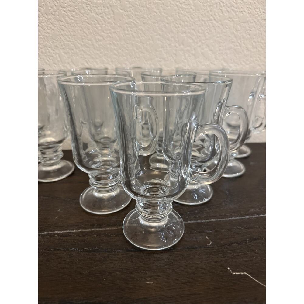 Libbey Irish Coffee Mugs Pedestal Footed5 3/4”. Set Of 12 - Picture 2 of 8